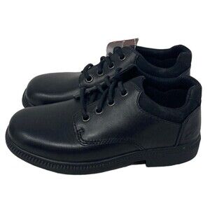 Clarks Deaton Time Boys Black Leather Dress US 11WXW UK 10.5 H [64151] NEW